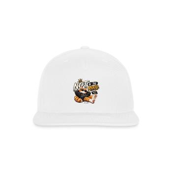 Not In The Mood Cat – Try Again Tomorrow - Snapback Baseball Cap - white - Front