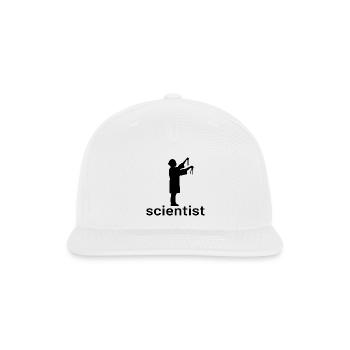 Scientist - Snapback Baseball Cap - white - Front