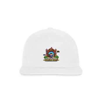 First Day Pixel Adventure School - Snapback Baseball Cap - white - Front