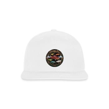 Automobiles brand - Snapback Baseball Cap - white - Front