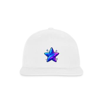 Cosmic Galaxy Star - Snapback Baseball Cap - white - Front
