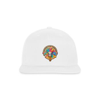 Creativity Is My Superpower Splash - Snapback Baseball Cap - white - Front