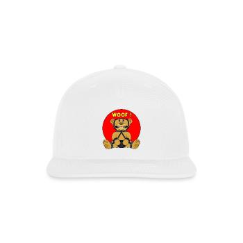 Woof - Snapback Baseball Cap - white - Front