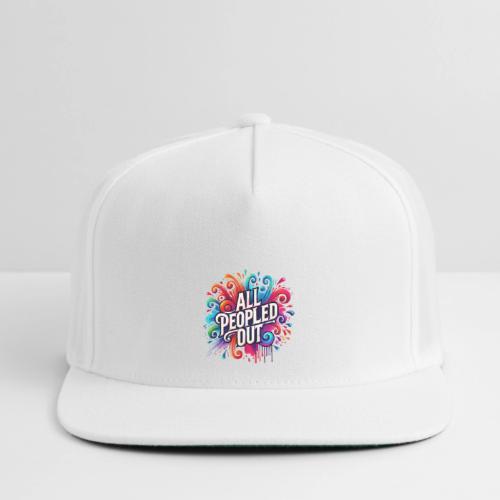 Wellness Collection - All Peopled Out - Snapback Baseball Cap