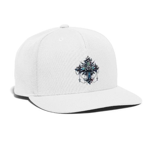 Gothic Crosses - 4 point with Roses - Snapback Baseball Cap