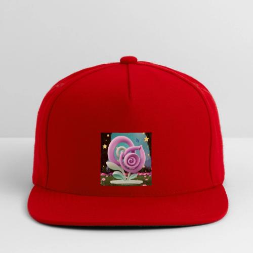 Lila Bloom | Double Floral Eco-Inspired Art - Snapback Baseball Cap