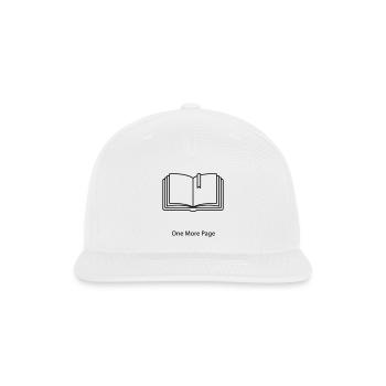 Awaiting design details - Snapback Baseball Cap - white - Front