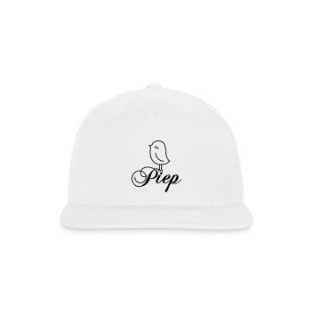 Sparrow “Piep” - Snapback Baseball Cap - white - Front