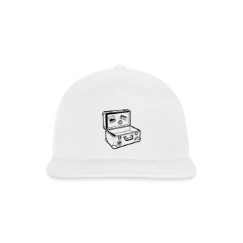 traveling - Snapback Baseball Cap - white - Front