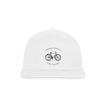 Endurance Bike Core Balance - Snapback Baseball Cap - white - Front