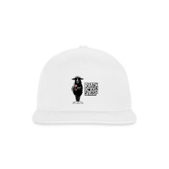 Black Sheep Graffiti Streetwear Sheep - Snapback Baseball Cap - white - Front