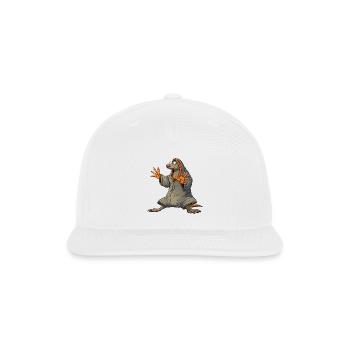 Yogi Mole - Snapback Baseball Cap - white - Front