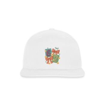 Cute Viral Birthday Design – Trending Aesthetic  - Snapback Baseball Cap - white - Front
