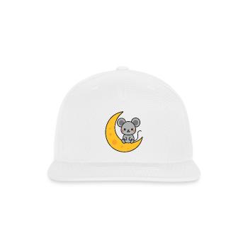 Mouse - Snapback Baseball Cap - white - Front