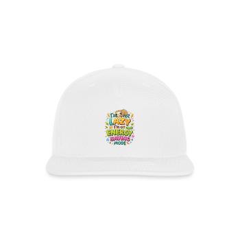 I'm Not Lazy I'm On Energy Saving Mode T-Shirt |  - Snapback Baseball Cap - white - Front