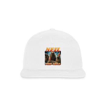 Neil the Seal Cone Crew - Snapback Baseball Cap - white - Front
