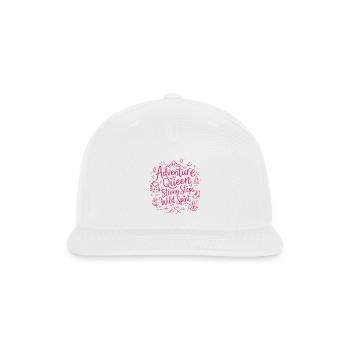 Adventure Queen Wild Spirit - Snapback Baseball Cap - white - Front