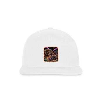 Desert Night Predator Tarantula Scorpion - Snapback Baseball Cap - white - Front