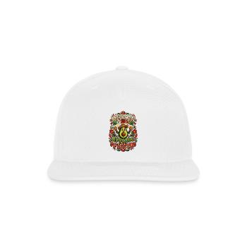 Mexican Avocado Fiesta -  - Snapback Baseball Cap - white - Front