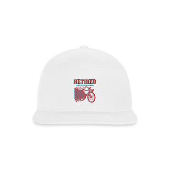 Retired Ride Attitude - Snapback Baseball Cap - white - Front