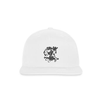 Medieval Core Medieval Initials Castle Core - Snapback Baseball Cap - white - Front