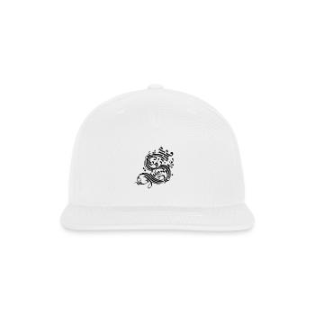 Medieval Core Medieval Initials Castle Core - Snapback Baseball Cap - white - Front