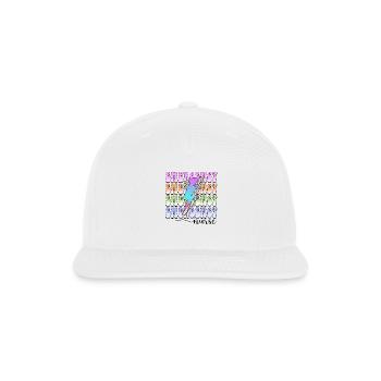 Emergency Nurse lightning - Snapback Baseball Cap - white - Front