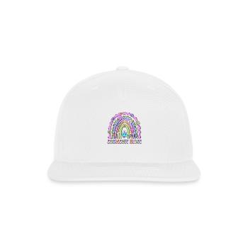 Emergency Nurse rainbow - Snapback Baseball Cap - white - Front