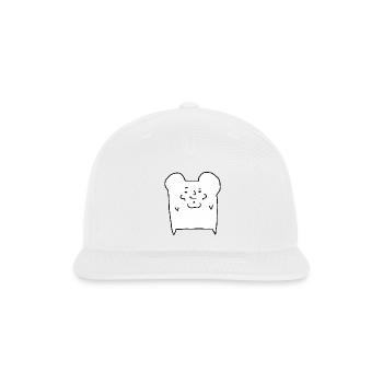 Chad Bread - Snapback Baseball Cap - white - Front