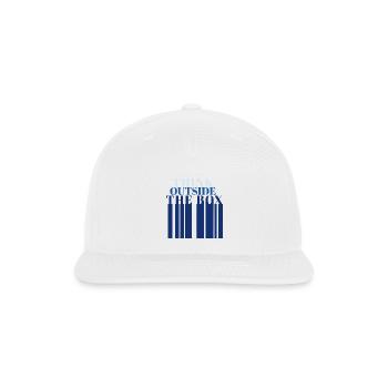 Outside The Box - Snapback Baseball Cap - white - Front