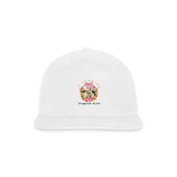 Springtime Bliss - Snapback Baseball Cap - white - Front