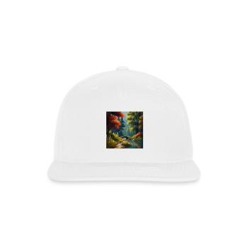 Nature - Snapback Baseball Cap - white - Front