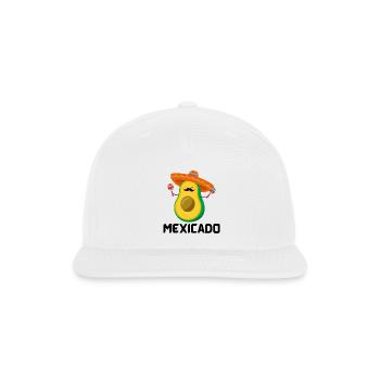Avocado Mariachi Fiesta - Snapback Baseball Cap - white - Front