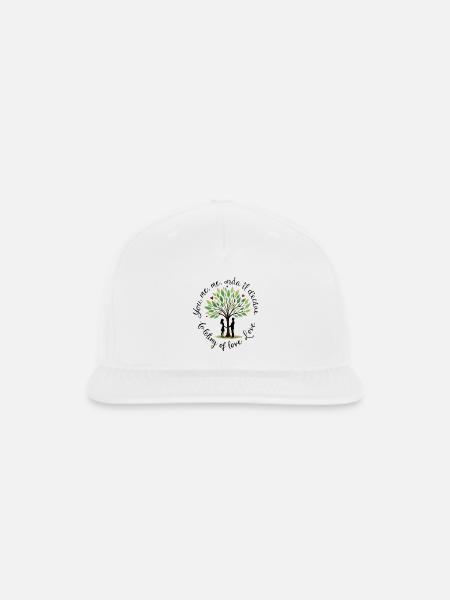 Love Blossoms - Snapback Baseball Cap - white