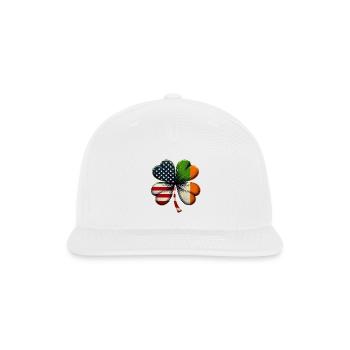 Shamrock USA - Snapback Baseball Cap - white - Front