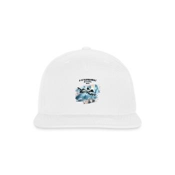 A 10 Thunderbolt - Snapback Baseball Cap - white - Front