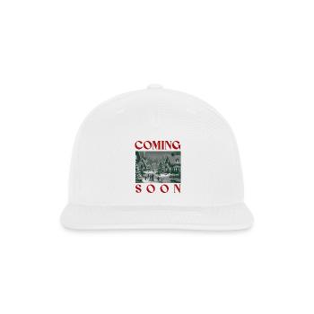 Christmas-Coming Soon - Snapback Baseball Cap - white - Front