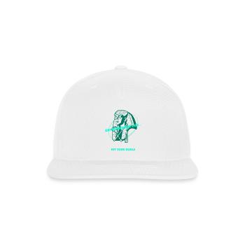 Entrepreneur Life Hit Goals entrepreneur t'shirt. - Snapback Baseball Cap - white - Front