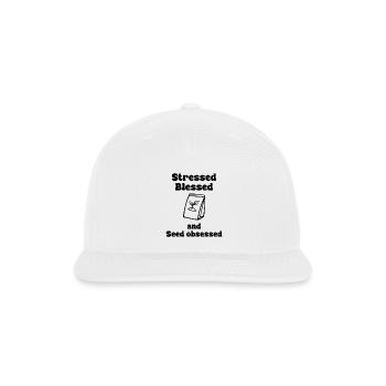 Seed Obsessed - Snapback Baseball Cap - white - Front