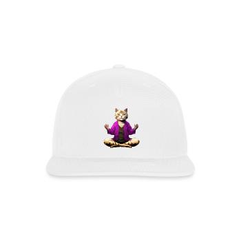 Yogi the Cat - Snapback Baseball Cap - white - Front