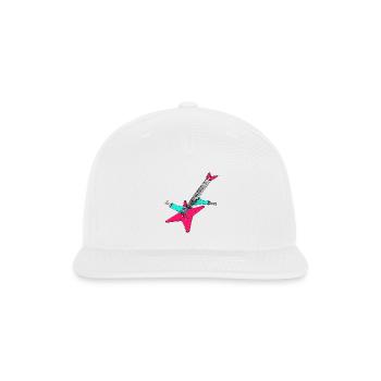 Neon Hands Craft Star Jet - Snapback Baseball Cap - white - Front