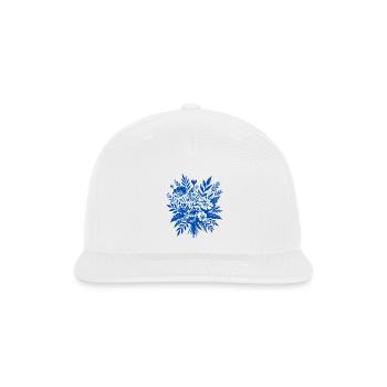 Beautify_the_earth_with_flowers - Snapback Baseball Cap - white - Front