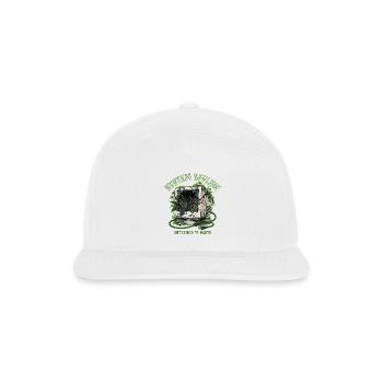 System Offline Returning Earth - Snapback Baseball Cap - white - Front