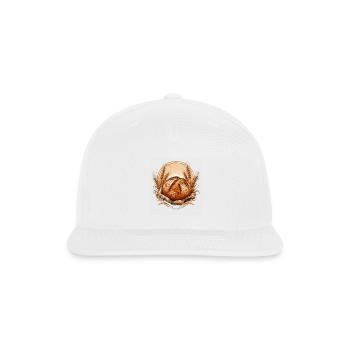 Artisan Sourdough Baker Rustic - Snapback Baseball Cap - white - Front