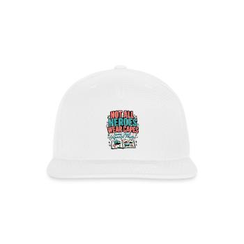 Not All Heroes Wear Capes Photo Organizer scrap - Snapback Baseball Cap - white - Front