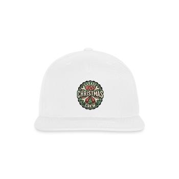 Garage Christmas Crew Badge - Snapback Baseball Cap - white - Front