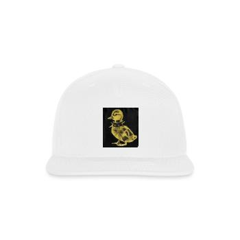 Punk Duck  - Snapback Baseball Cap - white - Front