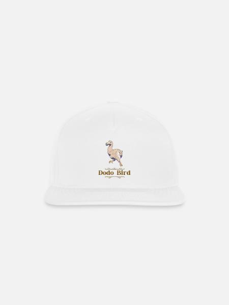 Dodo Bird - Snapback Baseball Cap - white