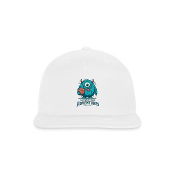 Art Illustration monster - Snapback Baseball Cap - white - Front