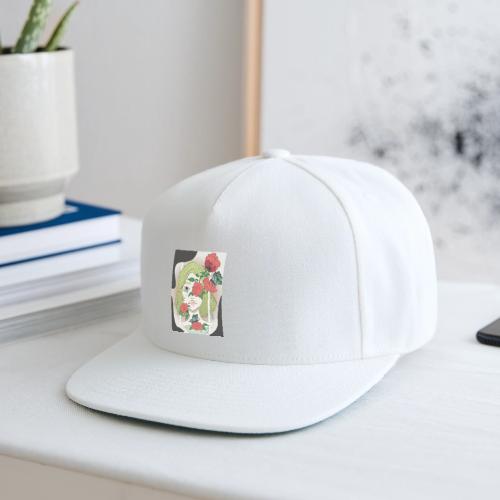 Girl with Rose Vine - Snapback Baseball Cap